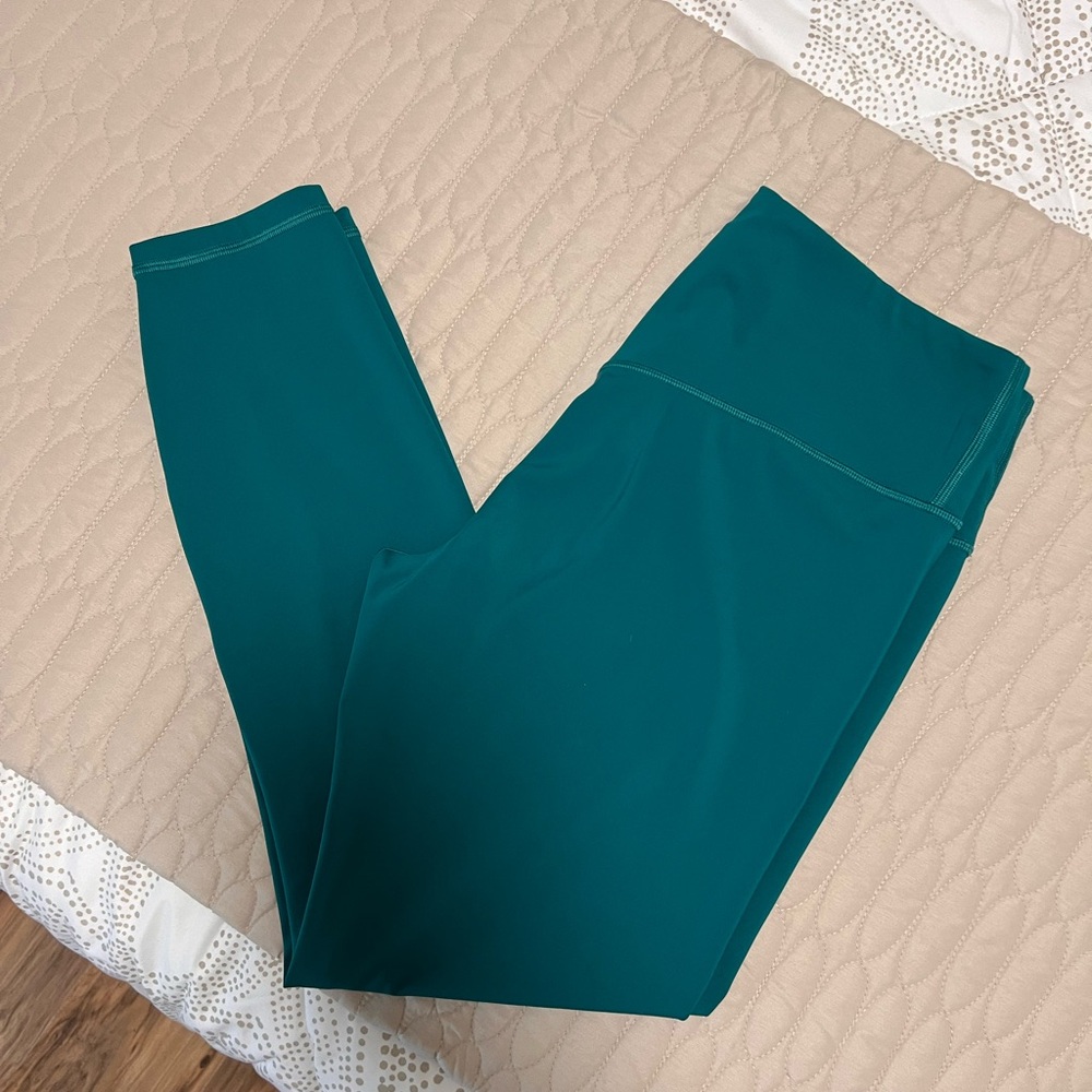 Athleta X Alicia Keys Vibrant Teal Leggings